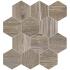 Craftsman Wood Mud Nat Esagona Mix 35x37.5
