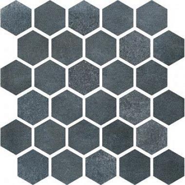 Materia Prima Navy Sea Naturale Mosaico Esagona 27x27