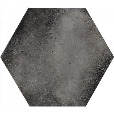 Fuoritono Nero Opaco Naturale Esagona 24x27,7