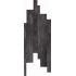 Ardoise Noir Matte Ret. Modulo Listello Sfalsato 21x40