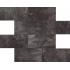 Ardoise Noir Matte Ret. Muretto Tessere 7.5-15 30x30