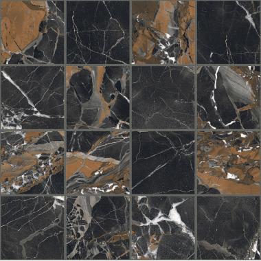 Les Bijoux de Rex Ombre de caravage Matte Ret. Mosaico 7.5-7.5 30x30