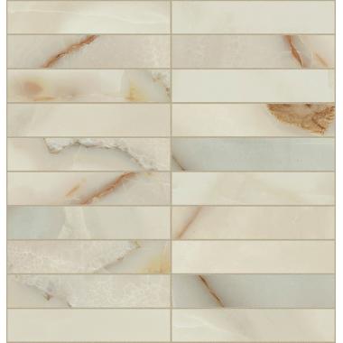 Les Bijoux de Rex Onyx blanche Matte Ret. Mosaico 3-15 30x30