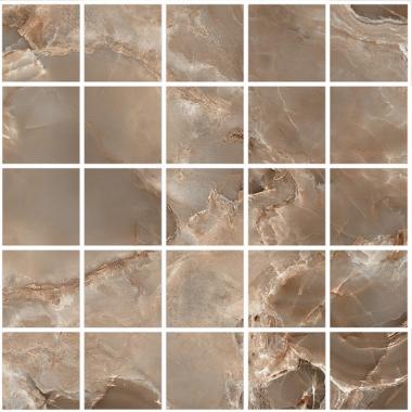 Onice Reale Opale Lucidato Ret. Mosaico 5-5 30x30