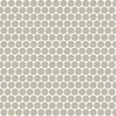 Extra Light Oyster Shiny Mosaco Di Vetro Circle 29.5x27.7