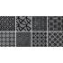 Key West Oyster Mix Black Naturale 20x20