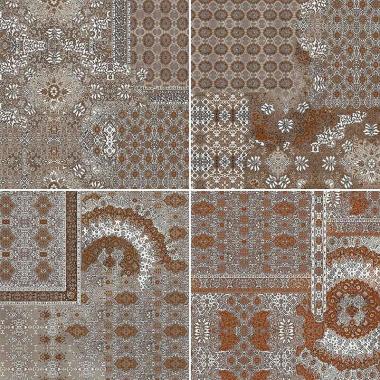 Riabita Il Cotto Pattern Beige Naturale Inserto S4 20x20