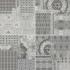 Riabita Il Cotto Pattern Grey Naturale Inserto S4 20x20