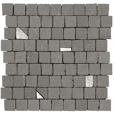 Studio 50 Peltro Naturale Ret. Mosaico Random 30x30