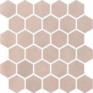 Materia Prima Pink Velvet Naturale Mosaico Esagona 27x27