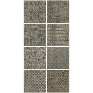 Studio 50 Pop Green Naturale Ret. Inserto S8 30x30