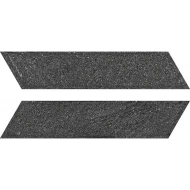 Eclettica Chevron DX/SX Nero 52,5x11,7 cm R10 Rett.