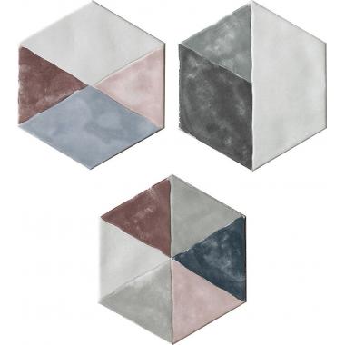Materia Prima Rainbow Mix Naturale Inserto Esagona 24x27.7