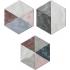 Materia Prima Rainbow Mix Naturale Inserto Esagona 24x27.7