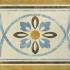 Via Emilia Rivalta Crema Fiore Naturale Greca 20x20