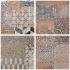 Studio 50 Rococo Red Naturale Ret. Inserto S4 30x30