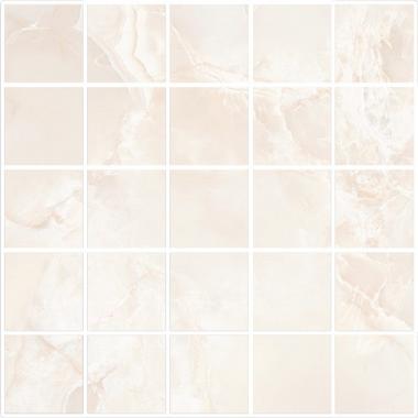 Onice Reale Rosa Lucidato Ret. Mosaico 5-5 30x30