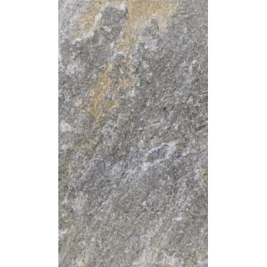 Quartz Silver Strutturato 30.5x61.4