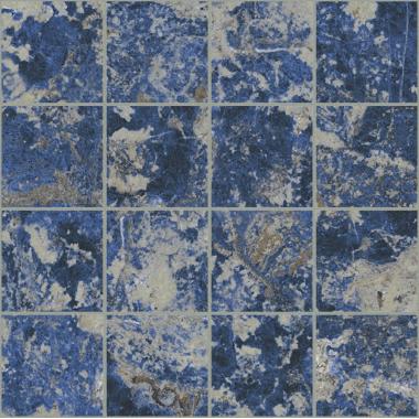 Les Bijoux de Rex Sodalite bleu Matte Ret. Mosaico 7.5-7.5 30x30