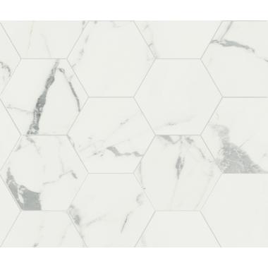 Anima Statuario Venato 28.5x33 Composizione Esagono Lucidato. Lap.