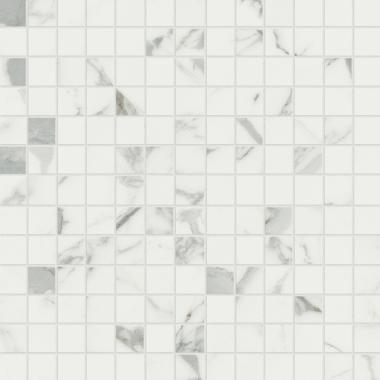 Anima Statuario Venato 30x30 Composizione F Lucidato Lap.