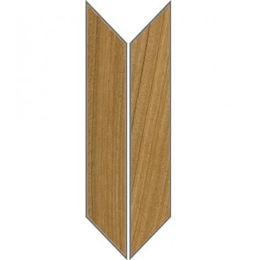 Afromosia Tabacco Naturale Ret. Chevron 15.1x75