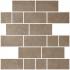 Concreta Terra Naturale Ret. Mosaico Multisize 30x30