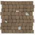 Studio 50 Terracotta Naturale Ret. Mosaico Random 30x30