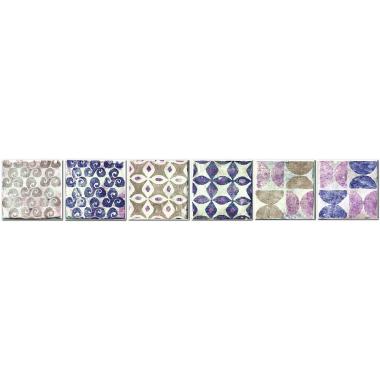 Cotto Vogue Texture Viola Nat. Inserto S6 10x10