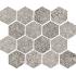 Materica Tortora Naturale Ret. Mosaico Esagona 25x30