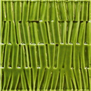 Bamboo Verde Oliva Craquelé 15x15