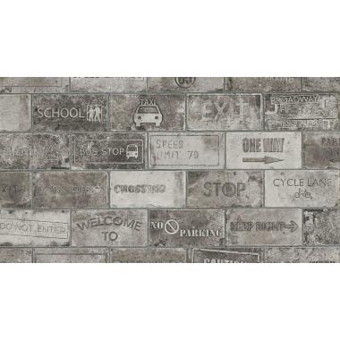 New York Wall Street Road Signs Naturale 10x20