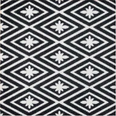 Key West Wave Black A Naturale 20x20