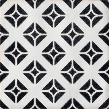 Key West Wave Black B Naturale 20x20