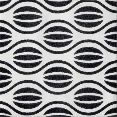 Key West Wave Black C Naturale 20x20