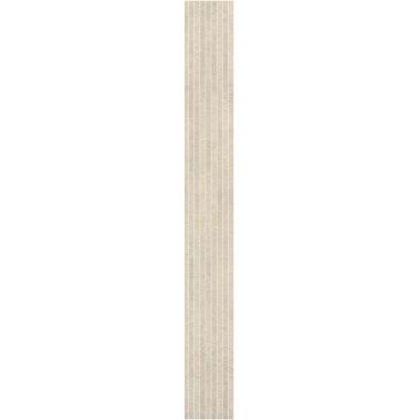 Concrete White Concrete Ret. Stripes Mosaic 15x120