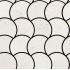 Reverso2 Black Patinato Ret. Mosaico Wavy 28.4x28.4