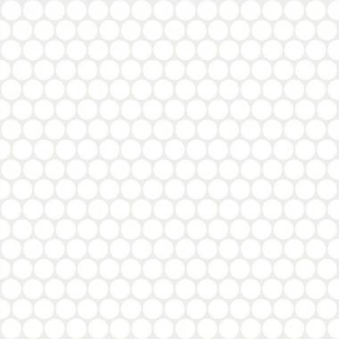 Extra Light White Shiny Mosaco Di Vetro Circle 29.5x27.7
