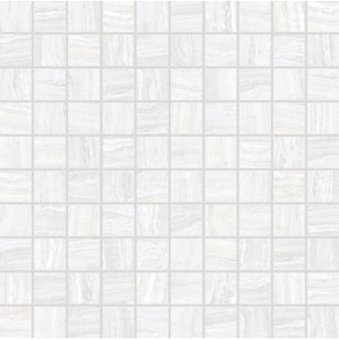 Onyx White Lucido Ret. Mosaico 3-3 30x30
