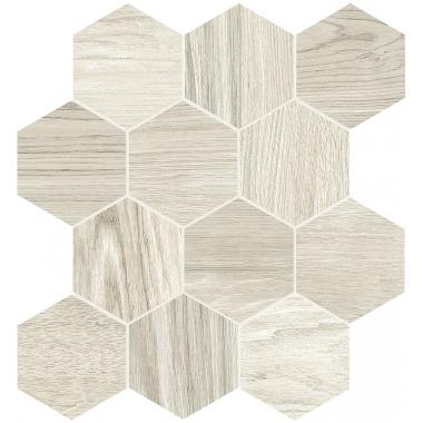 Craftsman Wood White Nat Esagona Mix 35x37.5