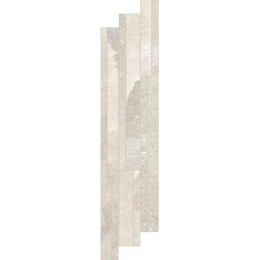 Rock Salt White gold Mix Ret. Modulo Listello 15x60