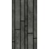Artifact Worked_charcoal Naturale Ret. Modulo Listello 21x40