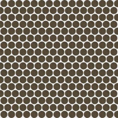 Extra Light Zinc Shiny Mosaco Di Vetro Circle 29.5x27.7